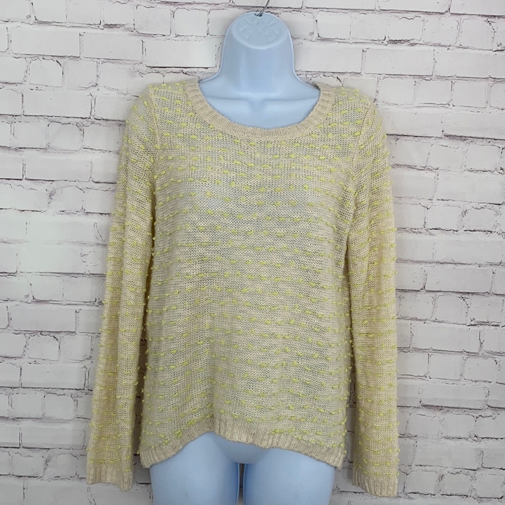 T/O Sweaters textured knitted sweater size Large